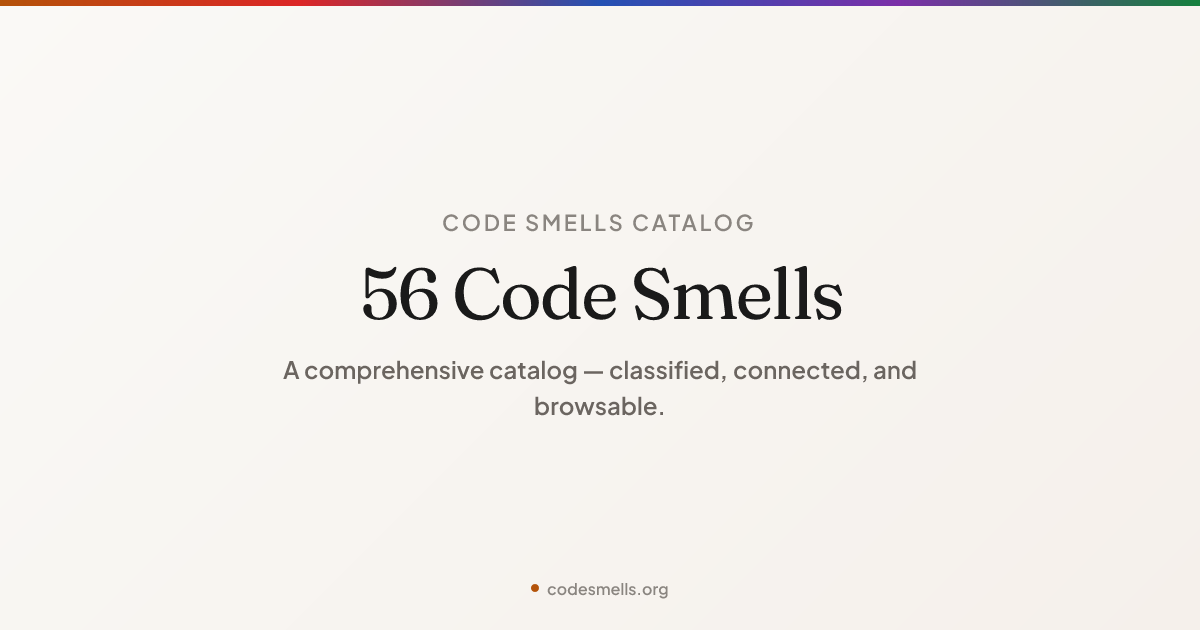 Code Smells Catalog